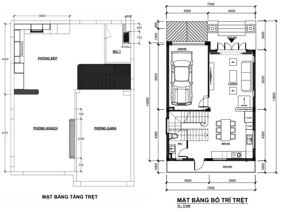 39+ Mẫu bản vẽ thiết kế nội thất nhà phố đẹp, khoa học &thực tế