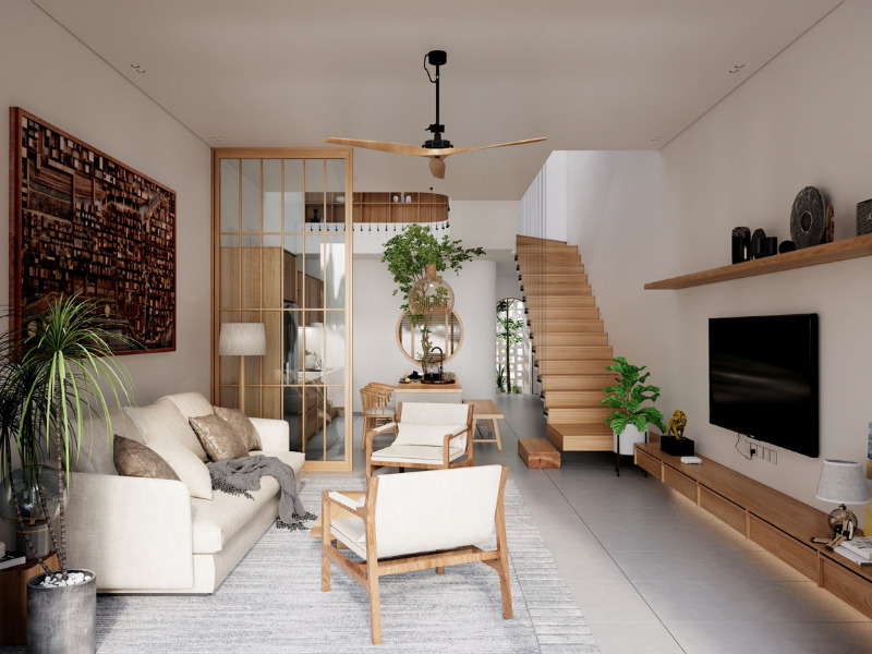 Top 30 Mẫu thiết kế nội thất nhà ống đẹp tiện nghi nhất 2025