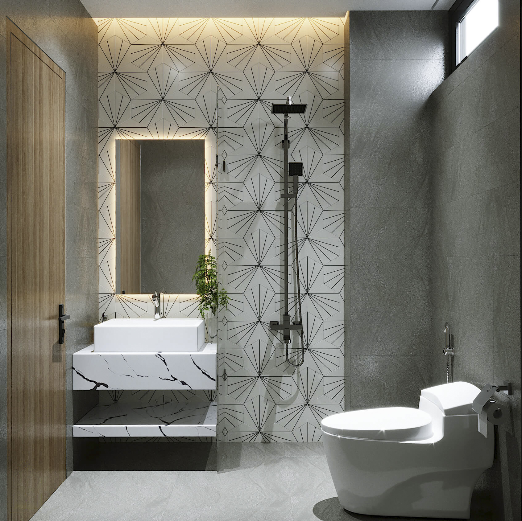 6 Cách Sắp Xếp Thiết Bị Nhà Vệ Sinh Thông Minh, Tối Ưu Không Gian -