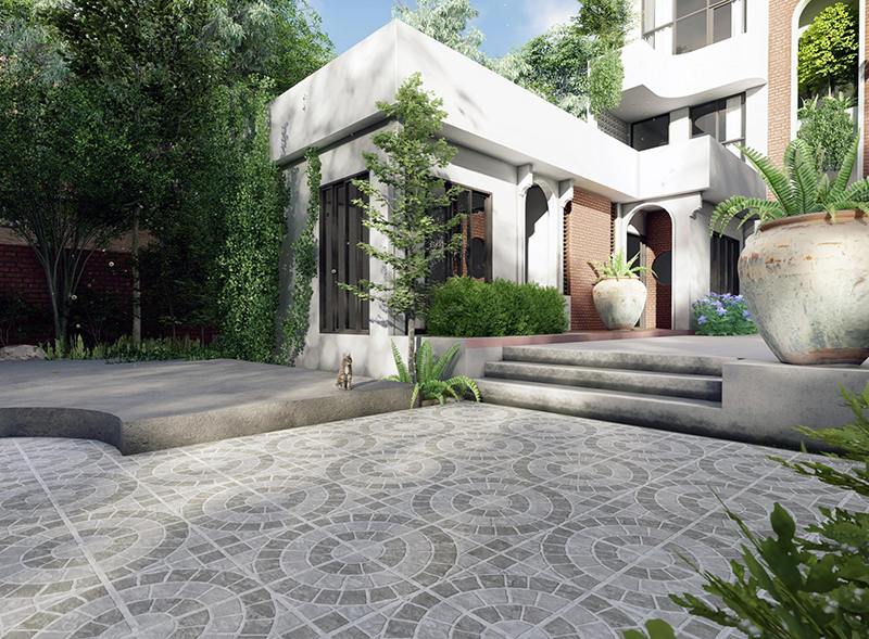 Kỹ thuật lát gạch sân vườn Đồng Tâm bạn cần phải biết